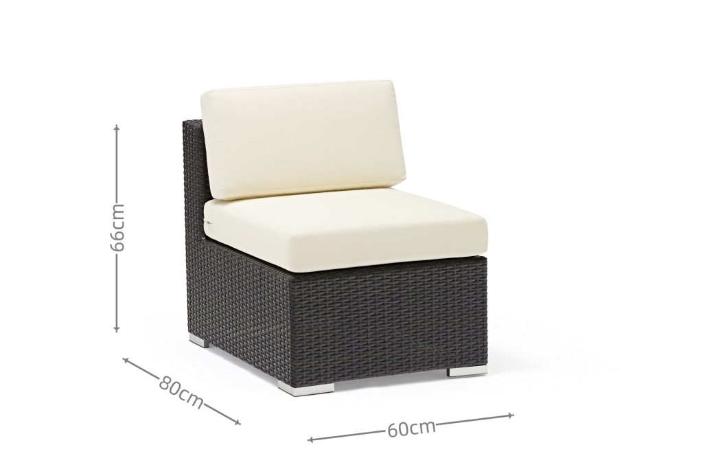 All – Aluminum Frame Outdoor Sofa: PE Rattan Weave + Plush Cushions