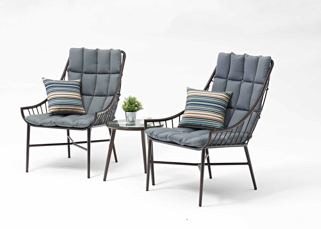 All – Aluminum Frame Sofa: Cushioned Comfort for Patio & Garden