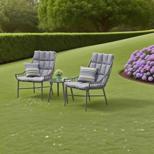 All – Aluminum Frame Sofa: Cushioned Comfort for Patio & Garden