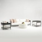 Stylish All – Aluminum Frame Sofa: Cozy Cushions for Outdoors(S250 SET)