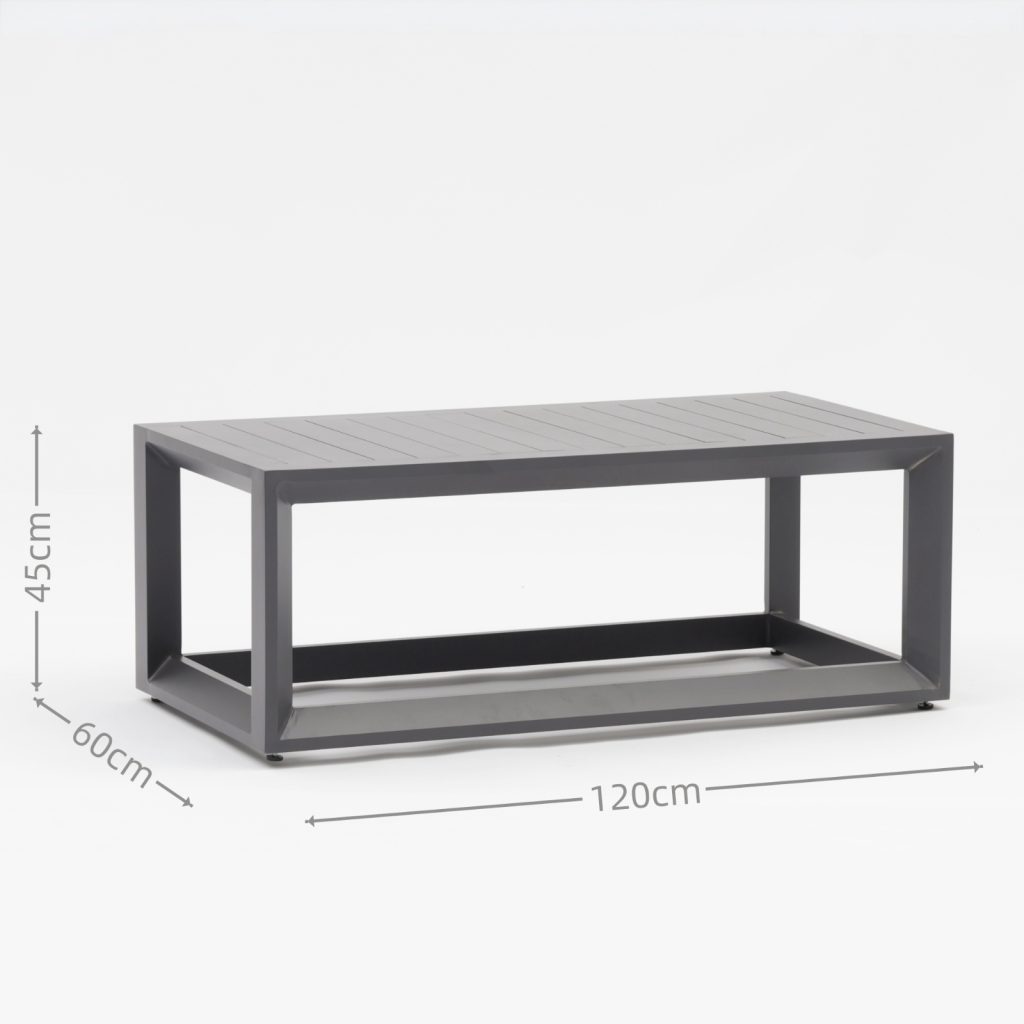 Stylish All – Aluminum Frame Sofa: Cozy Cushions for Outdoors(S251 SET)