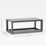 Stylish All – Aluminum Frame Sofa: Cozy Cushions for Outdoors(S251 SET)