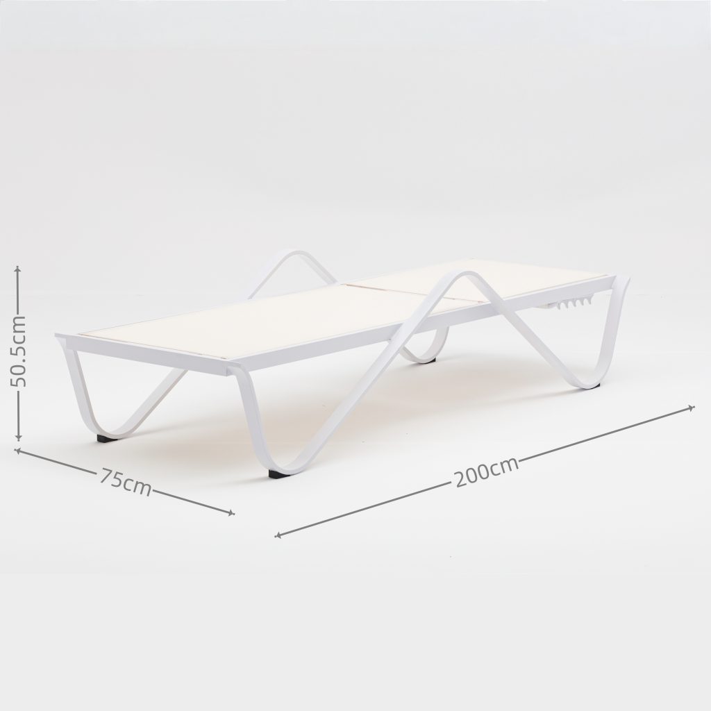 Aluminum Textylene Sun Lounge(BB028)