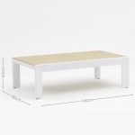 All – Aluminum Frame Sofa: Cushioned Comfort for Patio & Garden(S238EF)