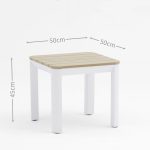 All – Aluminum Frame Sofa: Cushioned Comfort for Patio & Garden(S238EF)