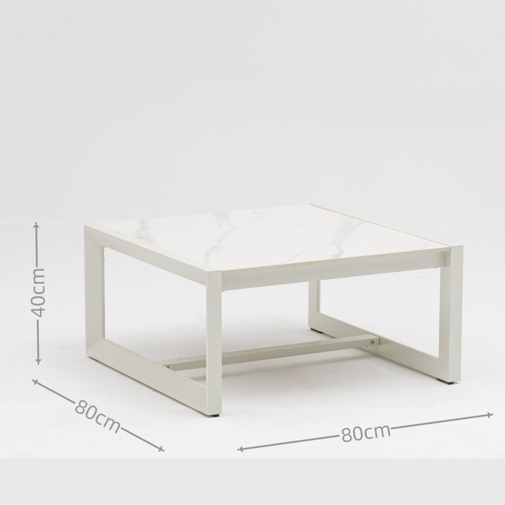 All – Aluminum Frame Sofa: Cushioned Comfort for Patio & Garden