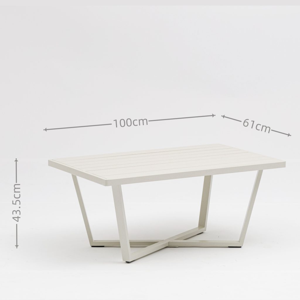 All – Aluminum Frame Sofa: Cushioned Comfort for Patio & Garden