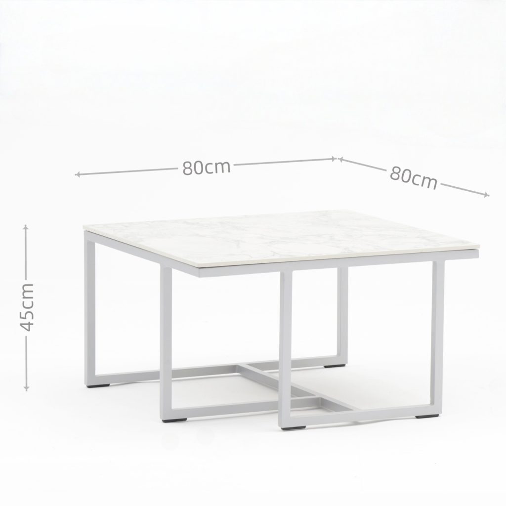 All – Aluminum Frame Outdoor Sofa: PE Rattan Weave + Plush Cushions(S245 SET)