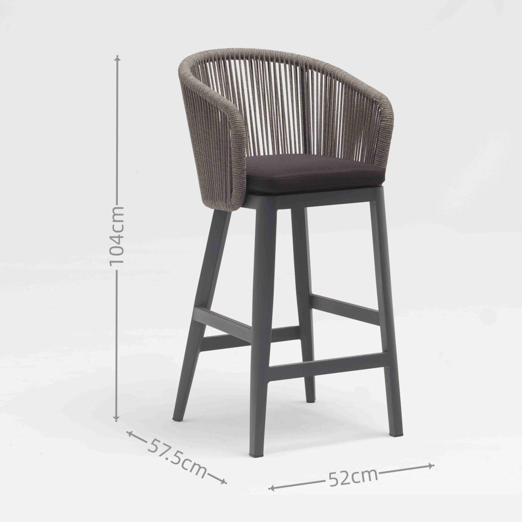 Aluminum Rope Bar Stool（YT289H+TC089）