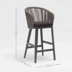 Aluminum Rope Bar Stool（YT289H+TC089）