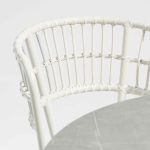 Aluminum-frame dining set – no rust, perfect for coastal areas (stands up to salt air!).YT316&S234T