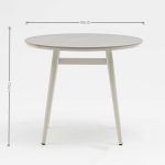 Aluminum-frame dining set – no rust, perfect for coastal areas (stands up to salt air!).YT316&S234T