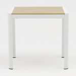 Aluminum-frame dining set – no rust, perfect for coastal areas (stands up to salt air!).TC123&YT318