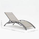 Aluminum Textylene Sun Lounge(BB073)