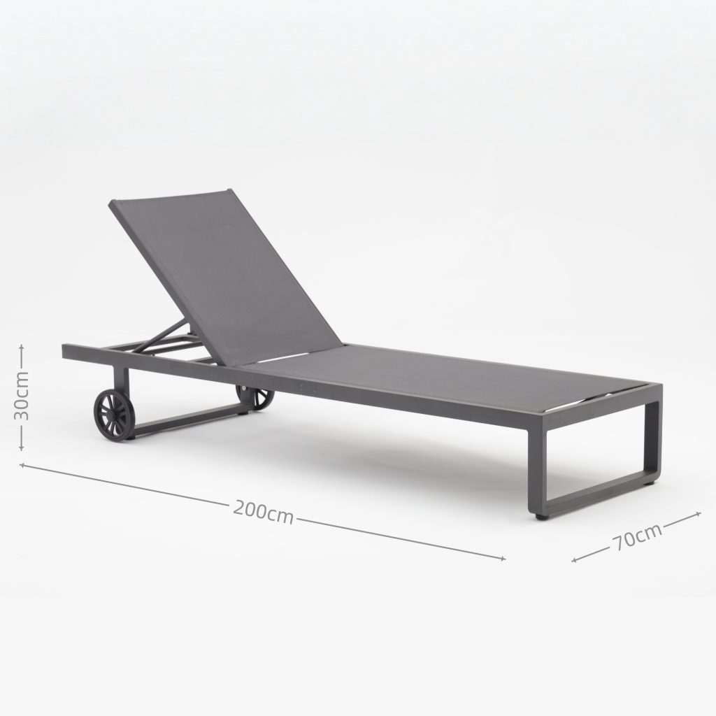 Aluminum Textylene Sun Lounge(BB074)