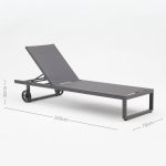 Aluminum Textylene Sun Lounge(BB074)