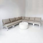 All – Aluminum Frame Sofa: Cushioned Comfort for Patio & Garden(S243)