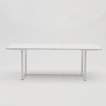 Aluminum-frame dining set – no rust, perfect for coastal areas (stands up to salt air!).TC122&YT318