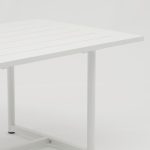 Aluminum-frame dining set – no rust, perfect for coastal areas (stands up to salt air!).TC122&YT318