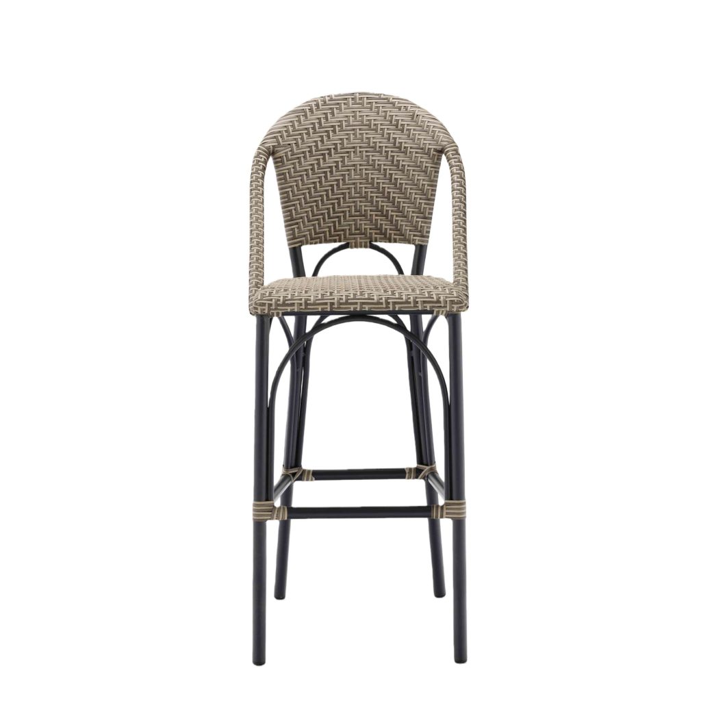 Aluminum PE Wicker Bar Stool（YT244）