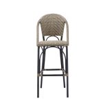 Aluminum PE Wicker Bar Stool（YT244）