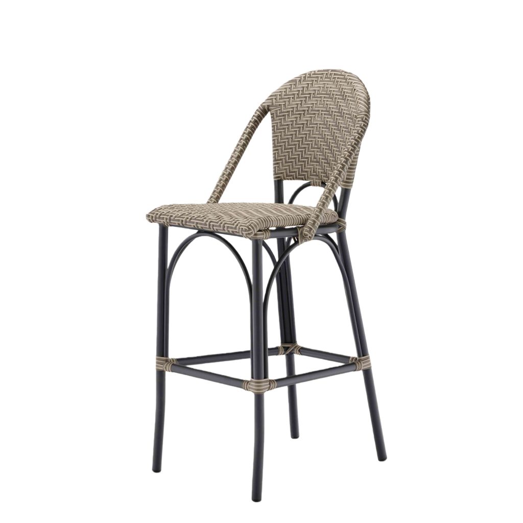 Aluminum PE Wicker Bar Stool（YT244）