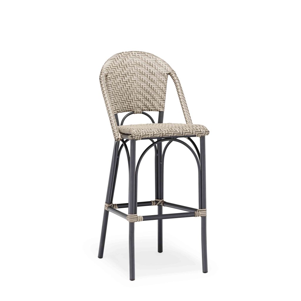 Aluminum PE Wicker Bar Stool（YT244）