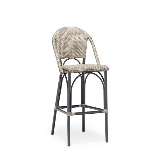 Aluminum PE Wicker Bar Stool（YT244）