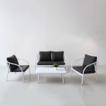 All – Aluminum Frame Sofa: Cushioned Comfort for Patio & Garden(S269)